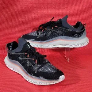 Adidas 4D Fusio Core Mens Size 5 Black Solar Red Running Shoes Athletic  GZ7884 Adidas 4D Fusio Core Black Solar Red Running Shoes Athletic  main image 4